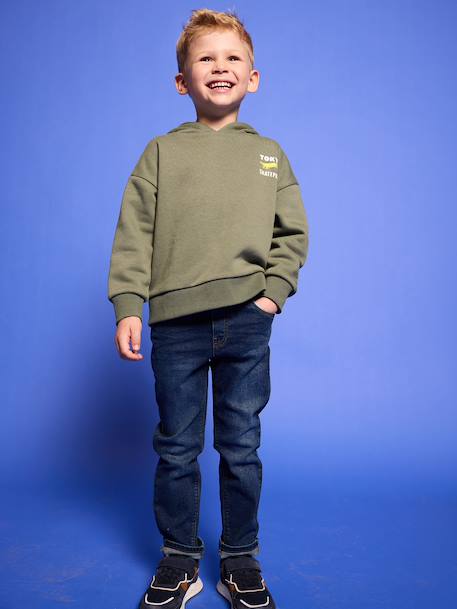 Lot 2 jeans garçon slim denim gris+double stone+stone - vertbaudet enfant 