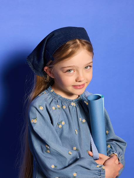 Robe denim fille bleu jean - vertbaudet enfant 