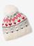 Ensemble fille bonnet, snood et moufles écru - vertbaudet enfant 