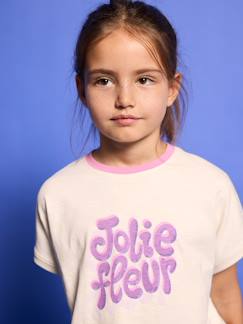 -T-shirt manches courtes fille