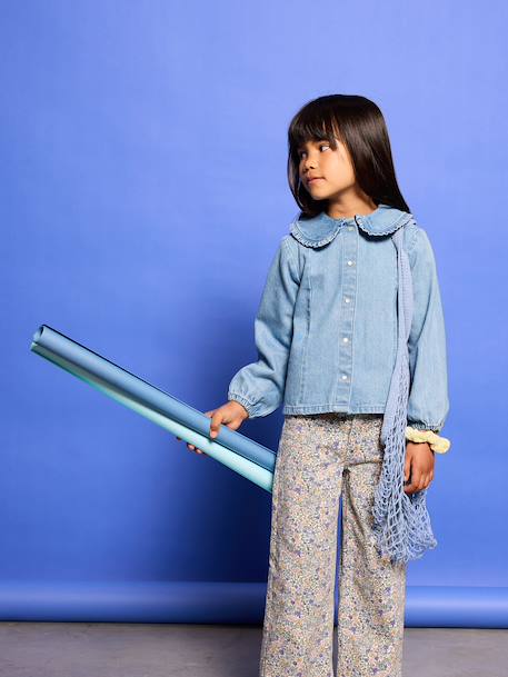 Chemise manches longues fille double stone - vertbaudet enfant 
