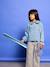 Chemise manches longues fille double stone - vertbaudet enfant 