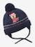 Ensemble bébé bonnet, snood et moufles marine - vertbaudet enfant 