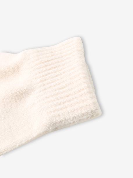 Set van 2 paar magische handschoenen meisjes beige chiné+marineblauw - vertbaudet enfant 