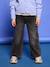 Wijde meisjesjeans medium lichaamsbouw denimgrijs+donkerblauw+lichtblauw+middenblauw - vertbaudet enfant 