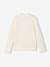 Sous-pull fille col cheminée écru+vieux rose - vertbaudet enfant 