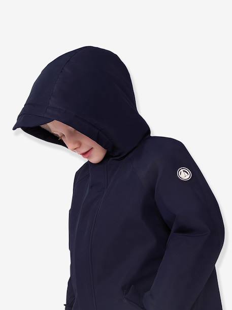 Halflange kinderparka PB marineblauw - vertbaudet enfant 