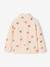 Fleece vest met rits voor meisjes vanille - vertbaudet enfant 