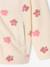 Fleece vest met rits voor meisjes vanille - vertbaudet enfant 