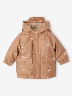 Bébé-Manteau, combipilote, nid d'ange-Manteau-Ciré bébé à capuche doublé en sherpa