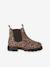 Boots fille en cuir à élastiques beige - vertbaudet enfant 