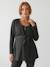 Ensemble 3 pièces homewear grossesse et allaitement anthracite+Bleu - vertbaudet enfant 