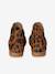 Boots fille cuir zippées beige+bronze+camel+marine+marron+vert+vieux rose - vertbaudet enfant 