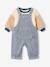 Ensemble salopette et sweat bébé bleu grisé - vertbaudet enfant 