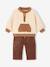 Ensemble bébé garçon sweat et pantalon cacao - vertbaudet enfant 