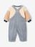 Set tuinbroek en sweater baby jongen grijsblauw - vertbaudet enfant 