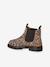 Leren meisjesboots met elastiek beige - vertbaudet enfant 