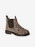 Leren meisjesboots met elastiek beige - vertbaudet enfant 