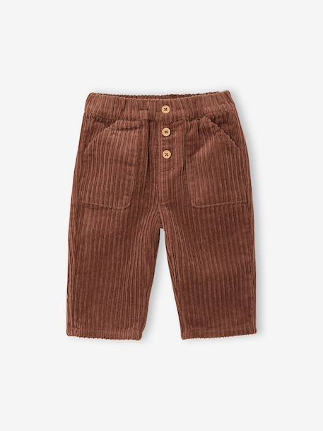 Ensemble bébé garçon sweat et pantalon cacao - vertbaudet enfant 