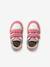 Baskets bébé cuir à scratchs lot blanc+lot violet - vertbaudet enfant 