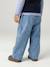Jean large bébé avec ceinture à nouer denim brut+stone - vertbaudet enfant 