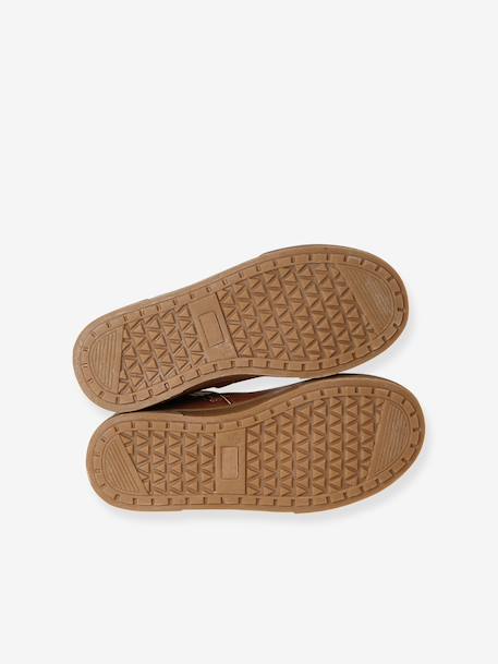 Meisjesboots met rits bruin - vertbaudet enfant 