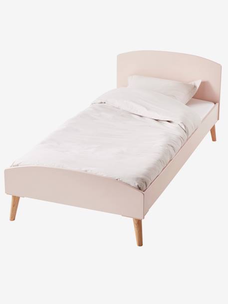 Kinderbed CONFETTI roze+Wit/hout - vertbaudet enfant 