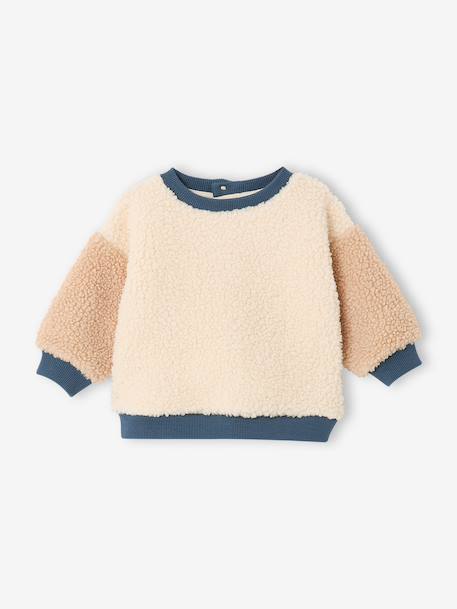Set tuinbroek en sweater baby jongen grijsblauw - vertbaudet enfant 