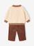 Ensemble bébé garçon sweat et pantalon cacao - vertbaudet enfant 