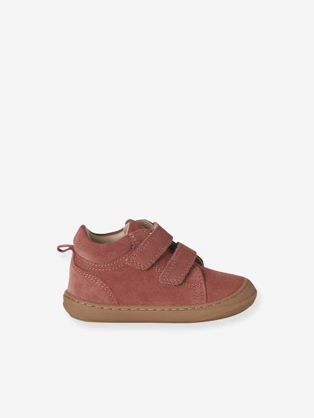 Chaussures premiers pas bébé scratch beige imprimé+bleu imprimé+bronze+lot rose+mauve+or+rose+rose imprimé+rose poudré+turquoise+vert imprimé+vieux rose - vertbaudet enfant 