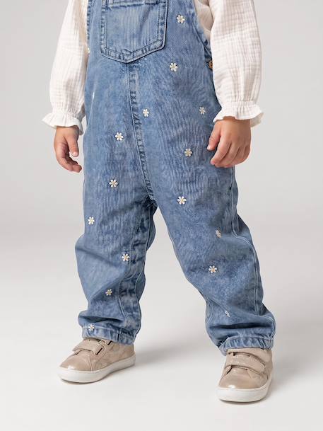 Salopette bébé denim stone - vertbaudet enfant 