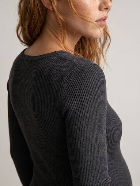 Robe de grossesse et allaitement anthracite - vertbaudet enfant 