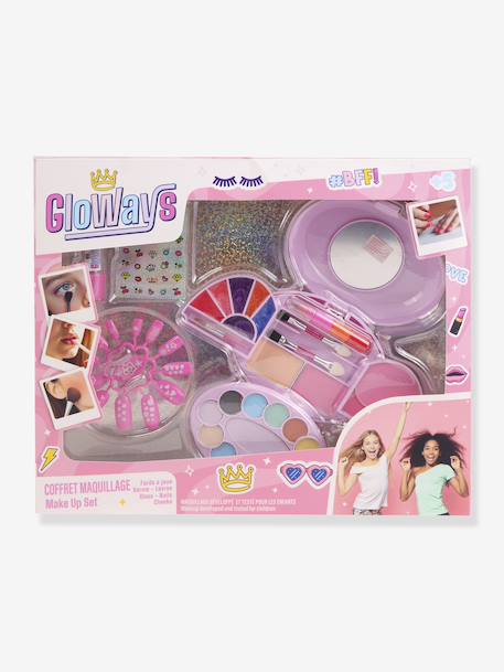 Boîte maquillage 3 niveaux rose - vertbaudet enfant 
