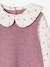 2-in-1 trui voor meisjes lila+marineblauw+terracottategel - vertbaudet enfant 