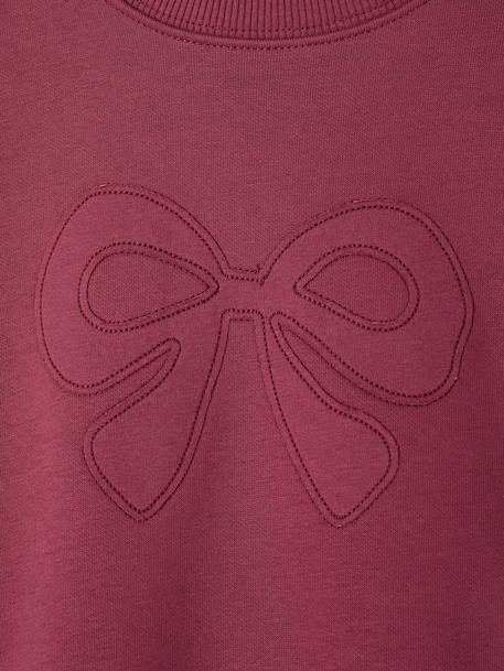 Sweatshirt en joggingbroek meisje pruim - vertbaudet enfant 