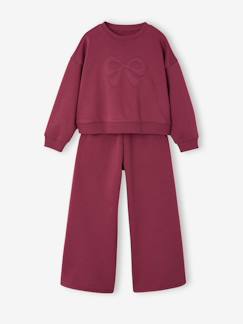 -Sweatshirt en joggingbroek meisje