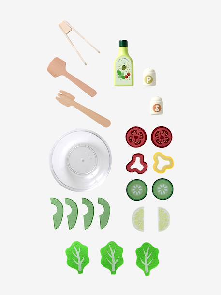 Set salade en bois FSC® écru - vertbaudet enfant 