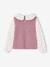 Pull col claudine lilas+marine+tomette - vertbaudet enfant 