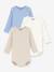 Set van 3 PETIT BATEAU rompertjes beige - vertbaudet enfant 