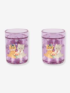 -Set van 2 KONGES SLOJD glitterglazen