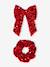 Haarspeld en scrunchie met pailletten rood - vertbaudet enfant 