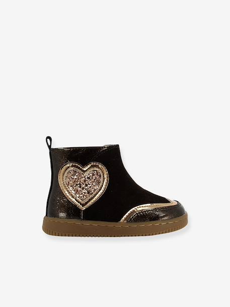 Boots Botty Love chocolat - vertbaudet enfant 