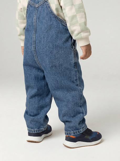 Denim tuinbroek babyjongen stone - vertbaudet enfant 