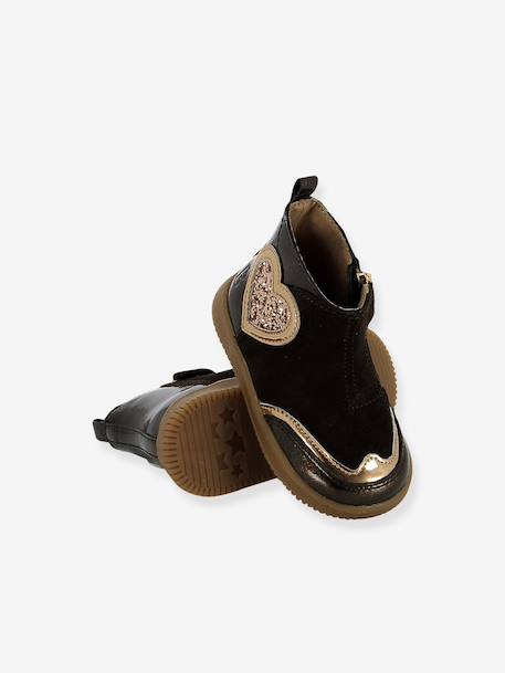 Boots Botty Love chocolat - vertbaudet enfant 