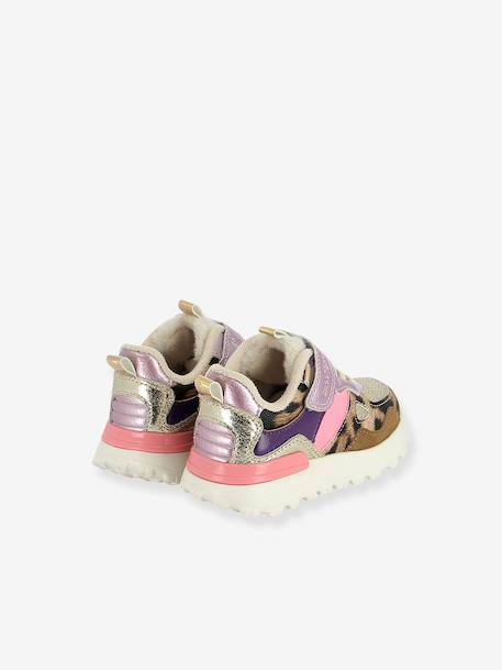 Baskets Joggy scratch argenté+bleu+violet - vertbaudet enfant 