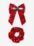 Barrette et chouchou à sequins rouge - vertbaudet enfant 