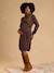 Robe en tricot grossesse et allaitement chocolat+noir - vertbaudet enfant 
