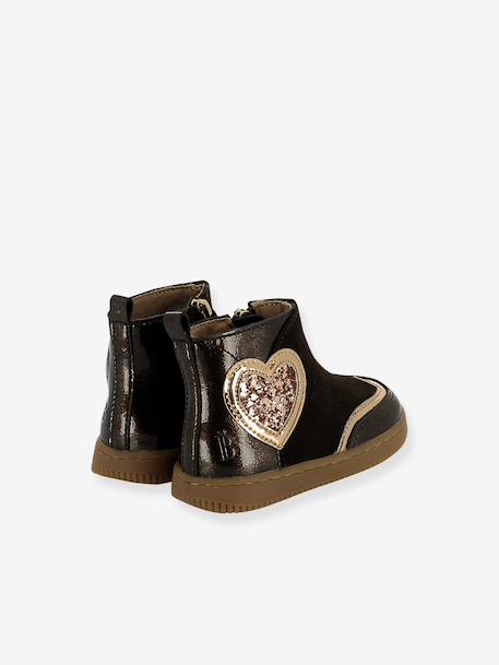 Boots Botty Love chocolat - vertbaudet enfant 