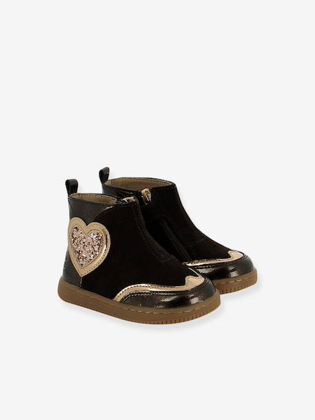 Boots Botty Love chocolat - vertbaudet enfant 