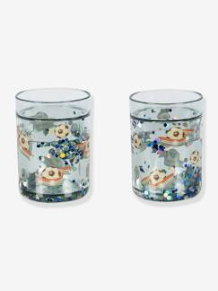 -Set van 2 KONGES SLOJD glitterglazen
